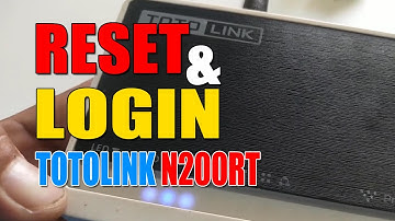 Cara RESET, LOGIN dan GANTI PASSWORD Totolink N300RT Untuk Pemula
