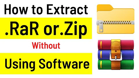 How can I extract RAR files without WinRAR?