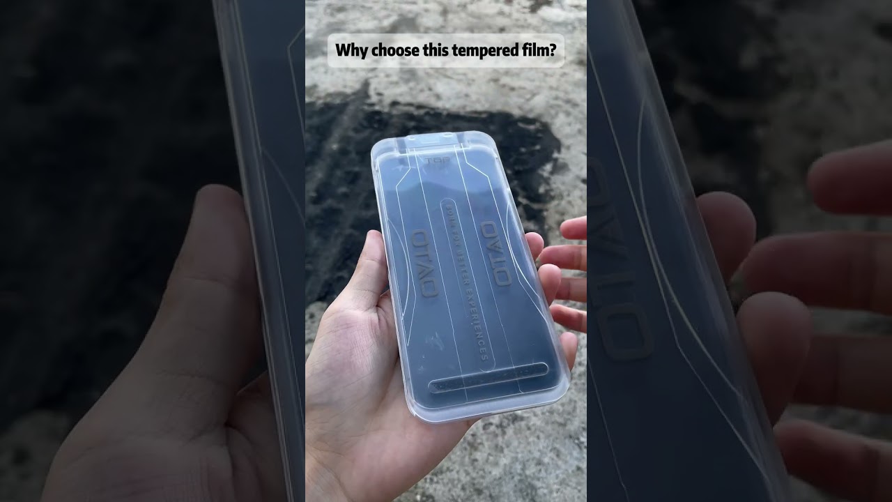 Put on the OTAO screen protector that can protect your phone