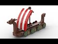 How to build lego viking ship moc speed build in 4k