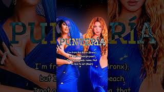 Shakira And Cardi B-Puntería Shorts Lyrics