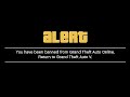 GETTING BANNED LIVE ON GTA 5 ONLINE - YouTube