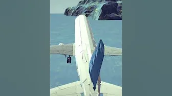 Beluga Airbus crash #besiege #besiege_airplane_crashes #besiege_plane_crash