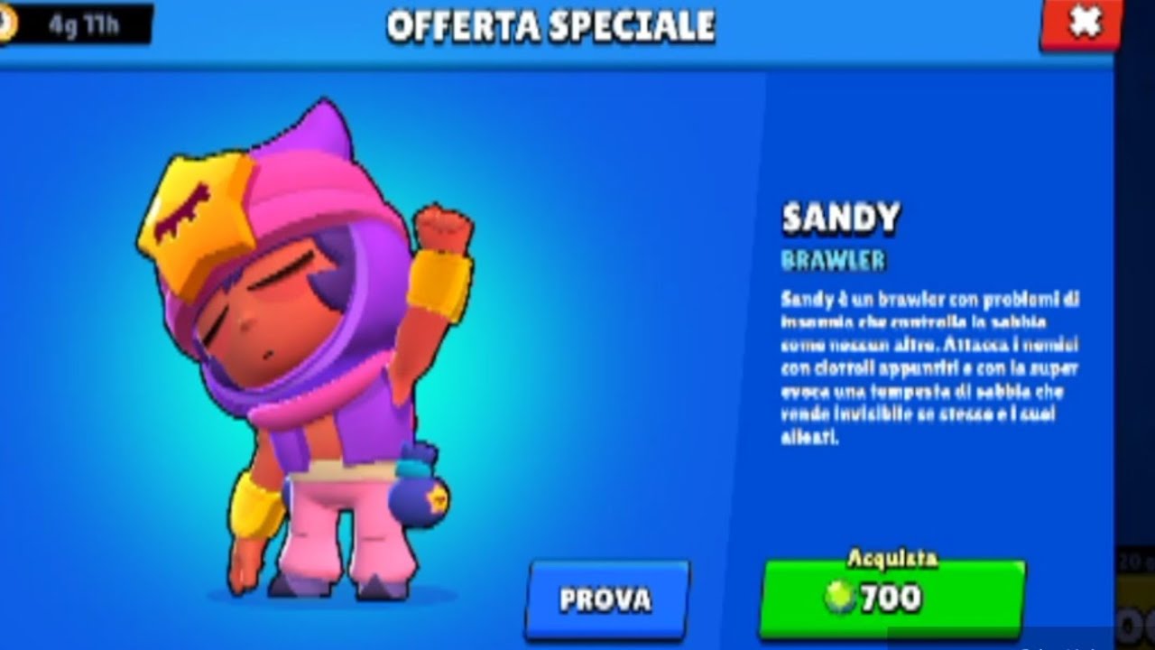 Omg E Uscito Sandy Frank Grado 20 Easy Brawlstars Supercell Youtube - grafiche brawl stars