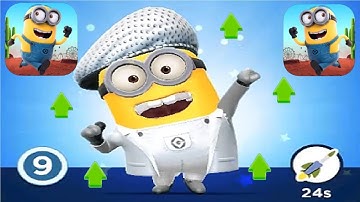 Singer Minion Rush Level Up Costume fullscreen gameplay walkthrough android ios