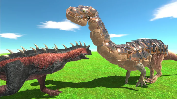 HYPO CARNOTAURUS vs PLATEOSAURUS - Animal Revolt Battle Simulator