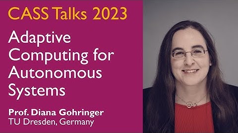 CASS Talks 2023 - Diana Gohringer, TU Dresden, Germany - March 24, 2023