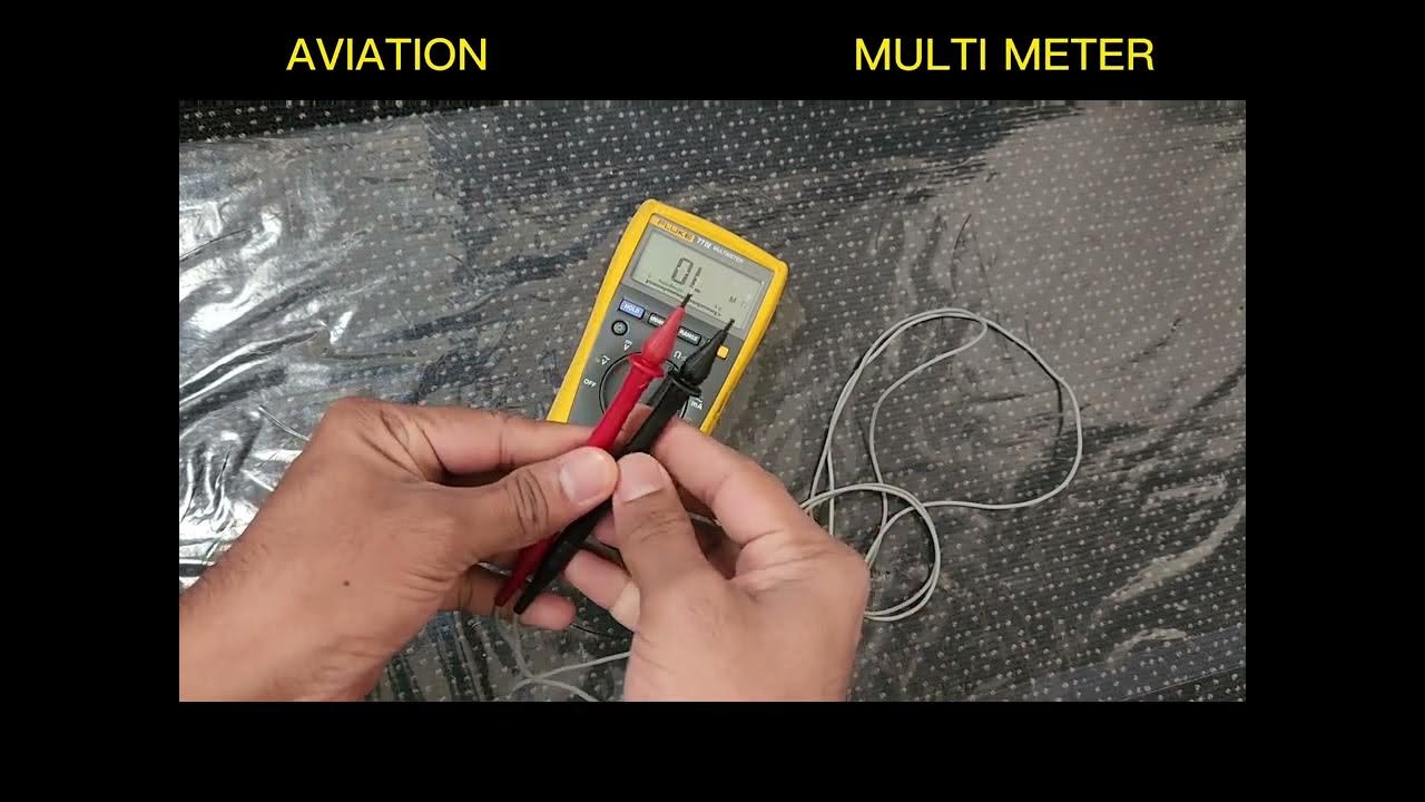 Basics of multimeter how to use multimeter aircraft maintenance