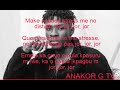Alcohol lyrics  igbo  french translation i don wanna do bad things no more