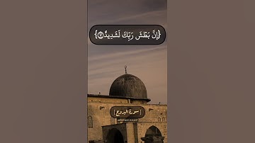 سورة البروج الآية ١١ الى ١٦ بصوت الشيخ محمد صديق المنشاوي