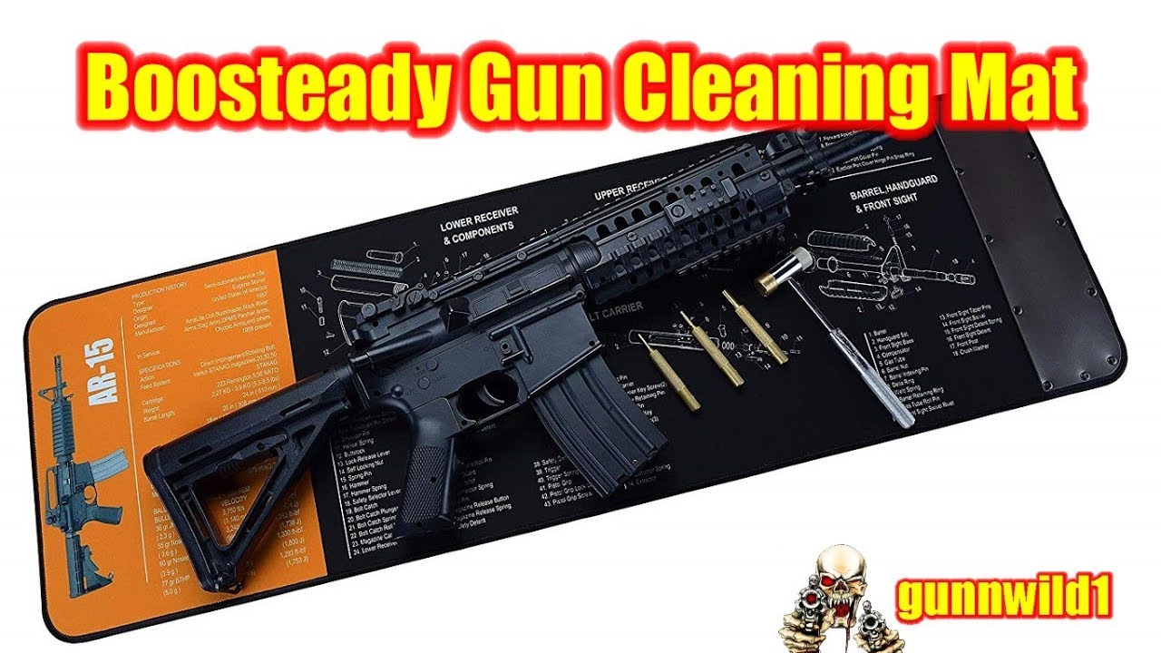 Boosteady Gun Cleaning Mat YouTube