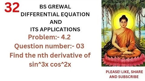 nth derivative of sin^3x cos^2x || BS Grewal problem 4.2 Question number 03 || #nth_order_derivative