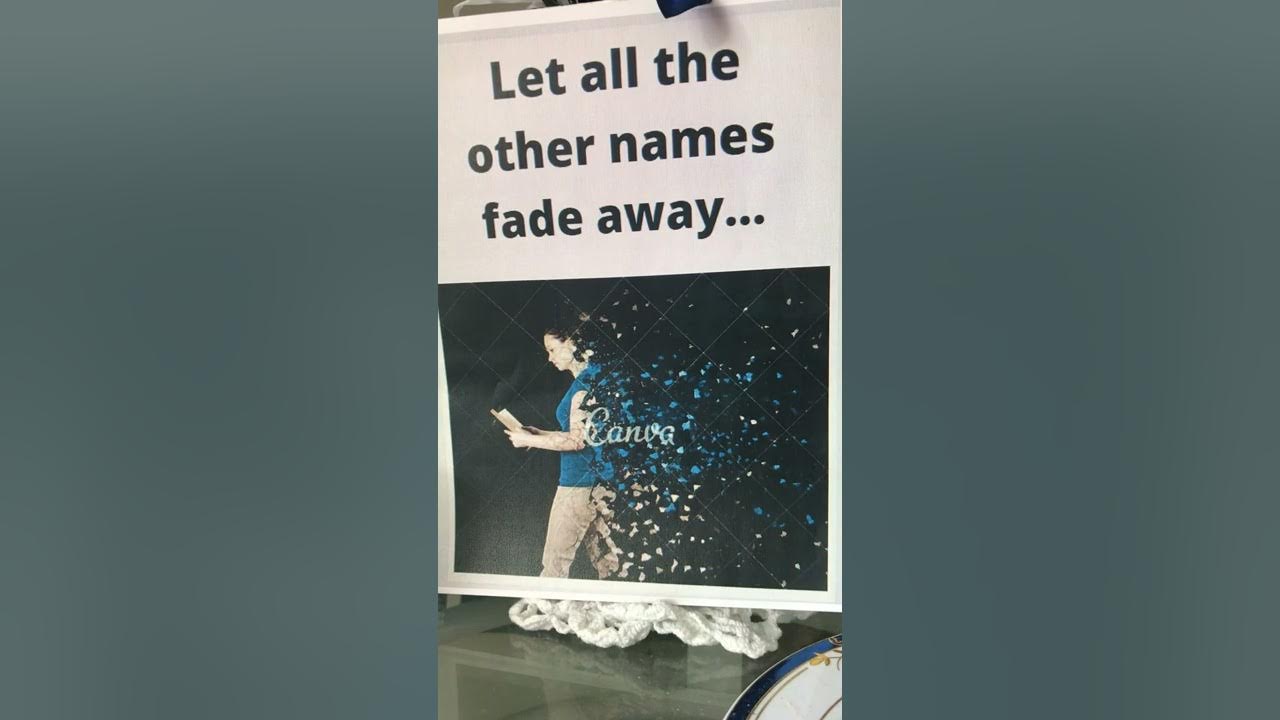 Let All The Other Names Fade Away YouTube let-all-the-other-names-fade-away-youtube