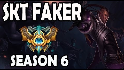 SKT T1 Faker Lucian vs Ezreal ADC Ranked Challenger Korea