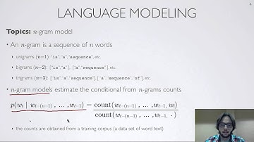 Neural networks [10.5] : Natural language processing - language modeling