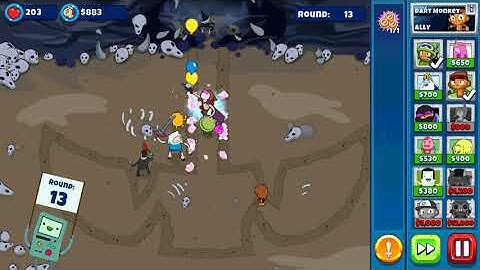 [4K] Bloons Adventure Time TD - Martian Game : Fool