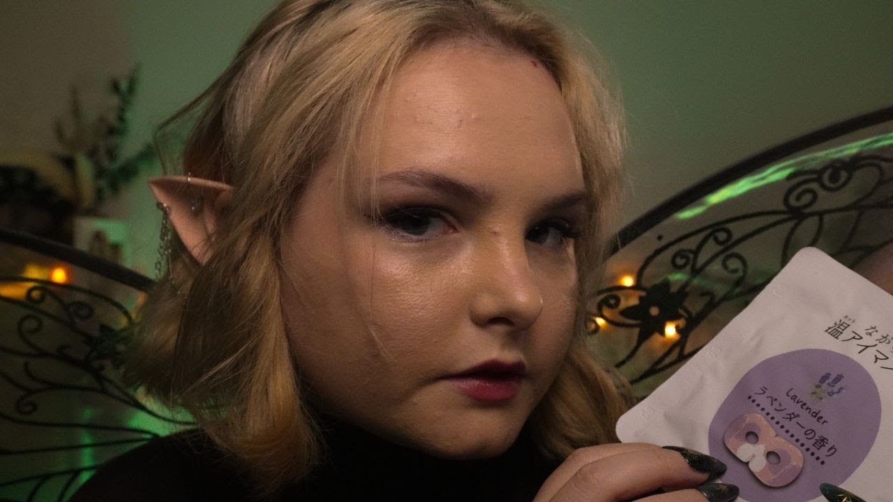 【日本語ASMR】ダークフェアリーがあなたの部屋を探検する | 雨音