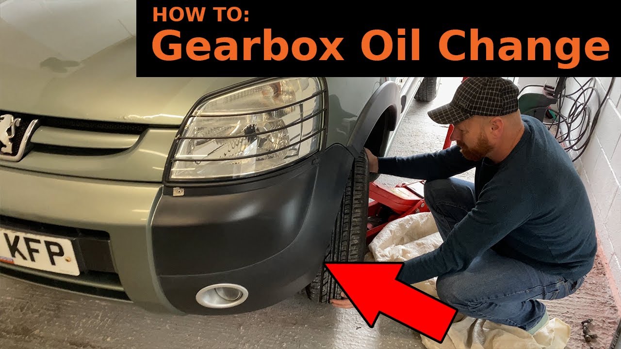 HOW TO Change Oil on Stick Shift Transmission (Peugeot Partner