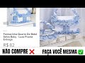 COMO FAZER CASINHA/FARMACINHA PARA DECORAR QUARTO DE BEBÊ