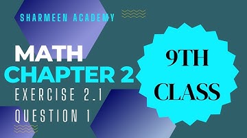 9 Class Math || Chapter 2 || Real and Complex Numbers || Ex no 2.1 || Q no 1|| Urdu/Hindi