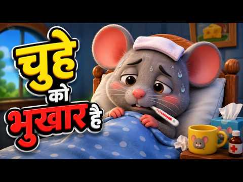 Aaj Mangalwar Hai Chuhe Ko Bukhar Hai 🐭🤒 | Funny Hindi Nursery Rhyme for Kids | Viral Bal Geet 2026