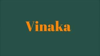 How To Say Vinaka