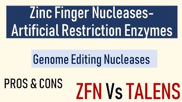 Zinc Finger Nucelases -  Genome editing nucleases II ZFN Vs TALENS