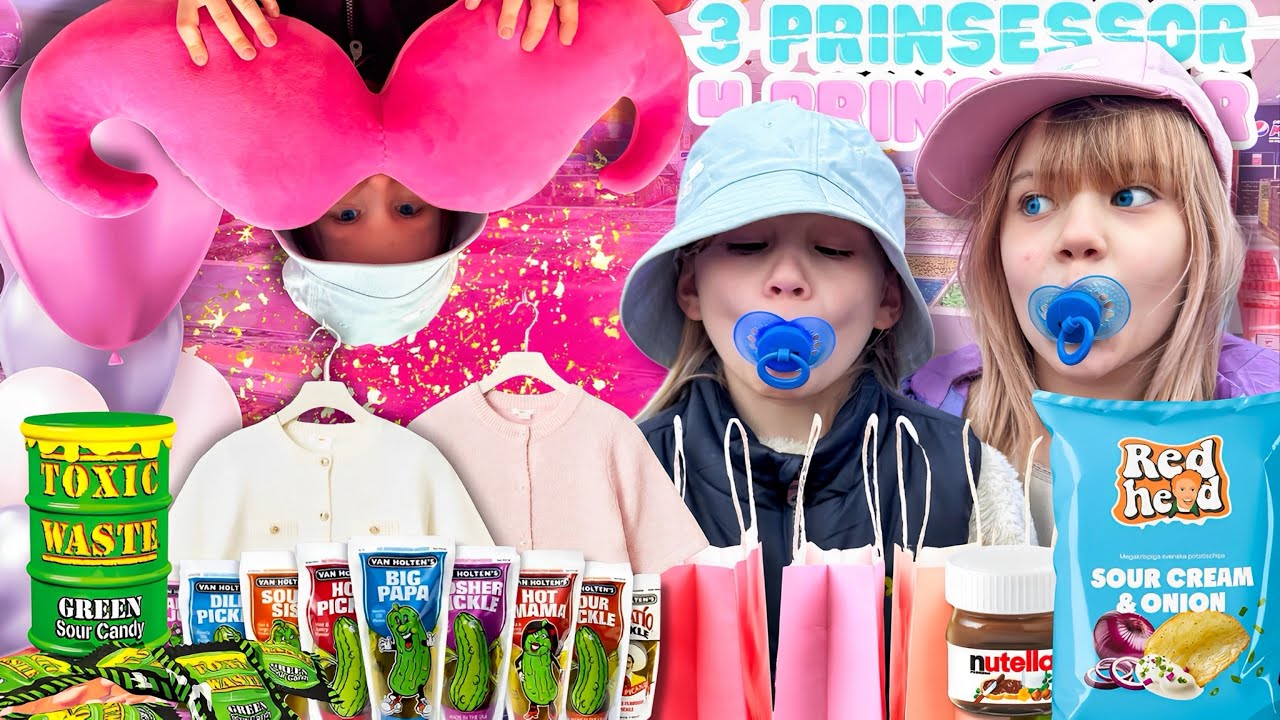 Förbereder Neahs födelsedag med medhjälparna Cleo & Miley🛍️🎈🍭 - 3prinsessor VLOGG!