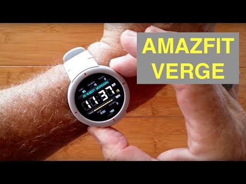 XIAOMI AMAZFIT VERGE IP68 Waterproof Sports Fitness Smartwatch: Unboxing & 1st Look [Global Version]