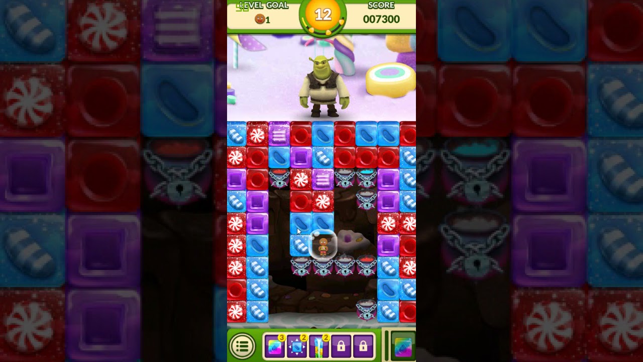 Shrek Sugar Fever level 56 no boosters 😈