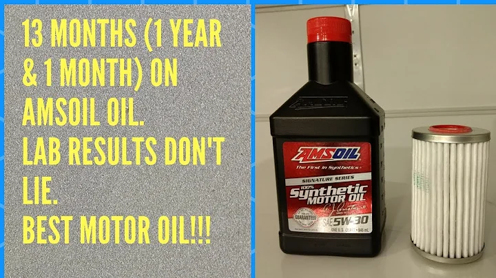 AMSOIL oil in harsh environment for 13 months and Lab results best motor oil, fleet maintenance