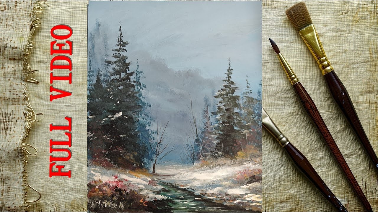 Manzara Akrilik Boya  Landscape Painting