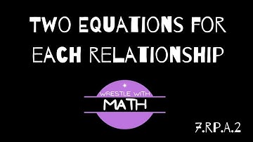 Illustrative Mathematics Grade 7, Unit 2.5 -Two Equations for Each Relationship