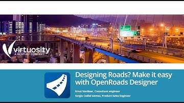 Designing Roads Make it Easy With OpenRoads Designer