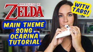 Legend of Zelda Main Theme Ocarina Tutorial | With Tabs & Sheet Music!