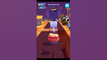 Talking Tom Hero Dash Lunar Explorer Angela Dodge Walls For 60 Seconds Funny Race Gameplay #Shorts