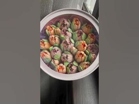 #зефир #тюльпаны #съедобныецветы #зефирныетюльпаны - YouTube
