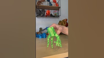3D printed Flexi Frog #cool3dprints #3dprinting #3dprint