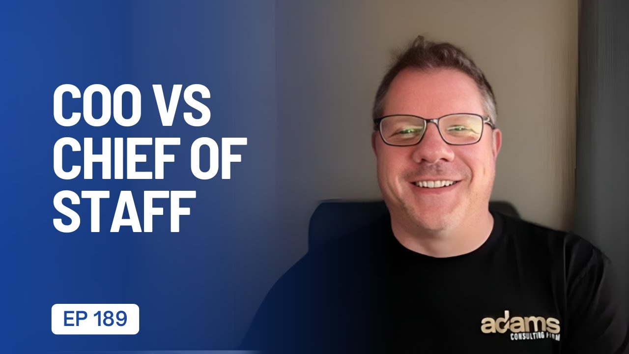 What It’s Really Like Being a Fractional COO or Chief of Staff - YouTube