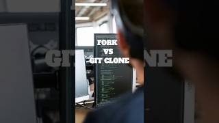 Fork vs Git Clone — a diferença que ninguém explica direito #shorts  #github #tecnologia #iniciante
