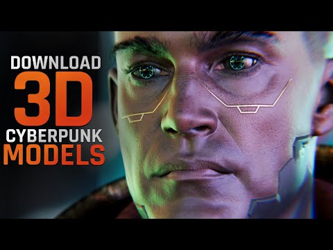 3D Cyberpunk Character Pack!!