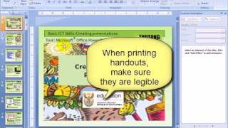 M3(15) How to print your Powerpoint 2007 presentation
