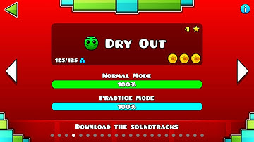 Geometry Dash - Level 4 Dry Out - 100% - 3 Coins (mobile)
