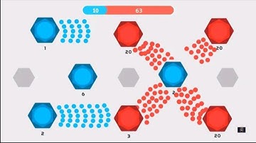 Clash Of Dots - 1V1 RTS Gameplay Walkthrough