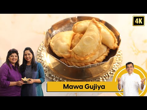 Mawa Gujiya | मावा गुजिया | How to make Gujiya at Home | Family Food Tales | Sanjeev Kapoor Khazana - SANJEEVKAPOORKHAZANA
