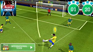 Score! Hero - INTERNATIONAL TOUR Event - Level 1-20 - Walkthrough - Last level 3 Stars screenshot 5
