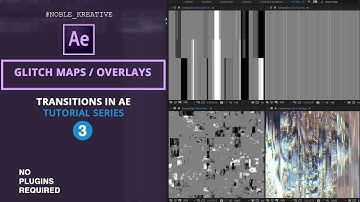Glitch Maps & overlays in After Effects tutorial | No Plugin Required