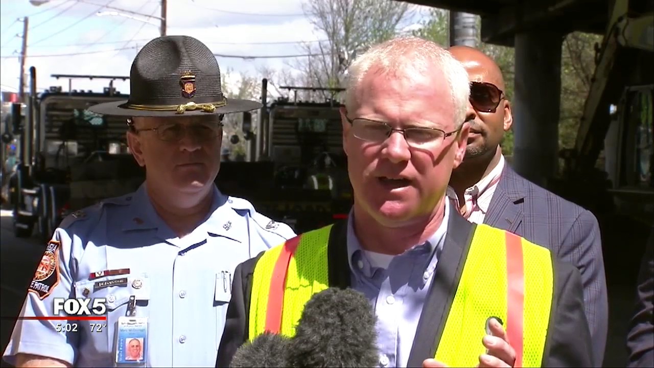 I 85 collapse - The day after