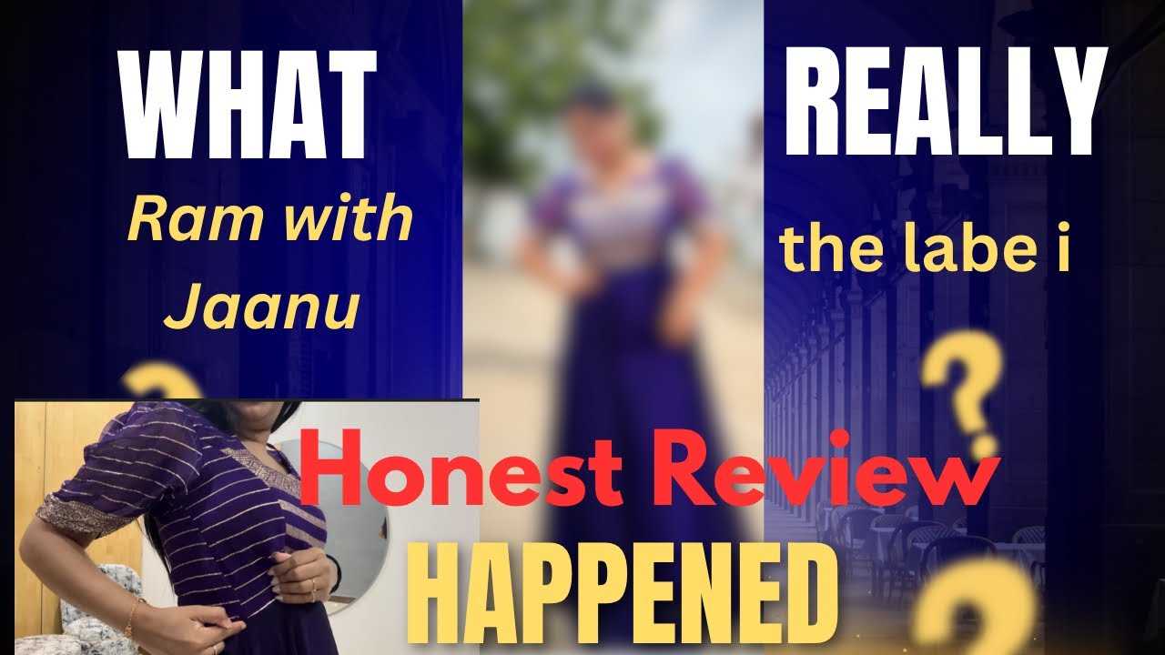 I tried Ram With Jaanu Brand Outfit-I fashion studio 