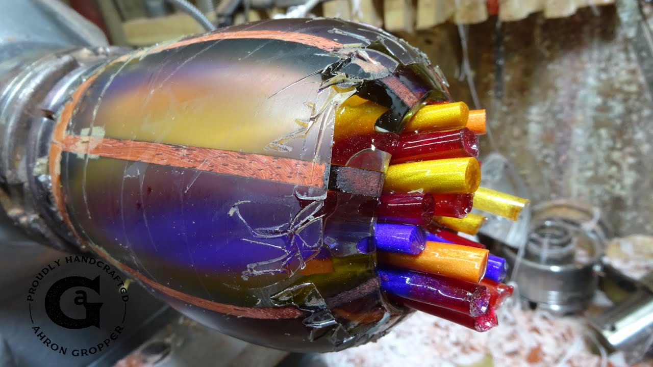 woodturning murano tealight candel challenge YouTube